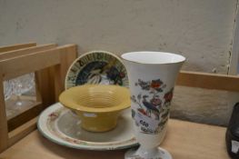 Mixed Lot: Wedgwood spill vase and other ceramics