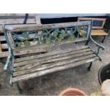 Metal and wood garden bench - for repair