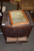 Small flip top side cabinet
