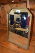 Small easel back dressing table mirror