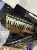 Vintage piano accordion for repair