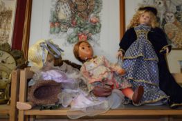 Quantity of collectors dolls