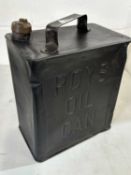 Roys oil can with brass lid