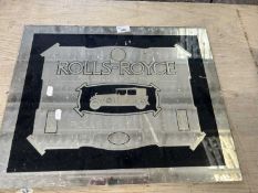 Rolls Royce advertising mirror