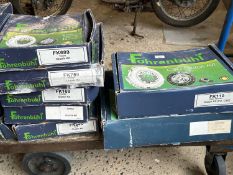 Seven mixed clutch kits for various makes and models by Forhrenbuhi