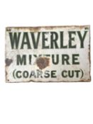 Waverley cigarettes double sided enamel sign 46 cm x 30 cm