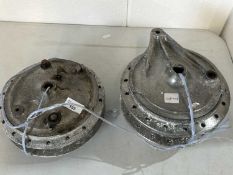 A pair of Honda hubs with brakes