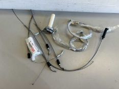 Group of throttle assembly and cables Part Nos: 2352631102 and 214/26243/00