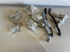 A quantity of Yamaha brake shaft brackets with pedal assemblies Part Nos: 278/27212/00 and