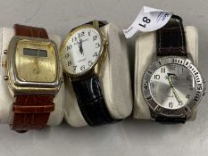 Three various gents wristwatches