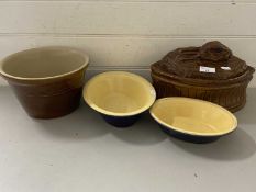 Collection of Denby and other kitchen dishes