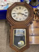 Late 19th Century regulator wall clock by the Newhaven Clock Company