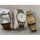 Three various gents wristwatches to include Sekonda