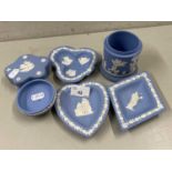 Collection of Wedgwood jasper ware items