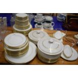 Quantity of Royal Worcester Viceroy dinner wares together with Royal Doulton Fairfax vegetable
