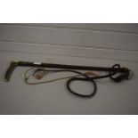 Vintage horn handled riding crop