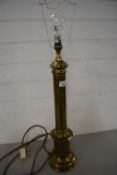 Brass based table lamp