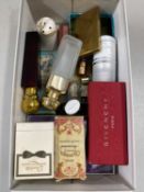 Mixed Lot: Various assorted perfume bottles and other items