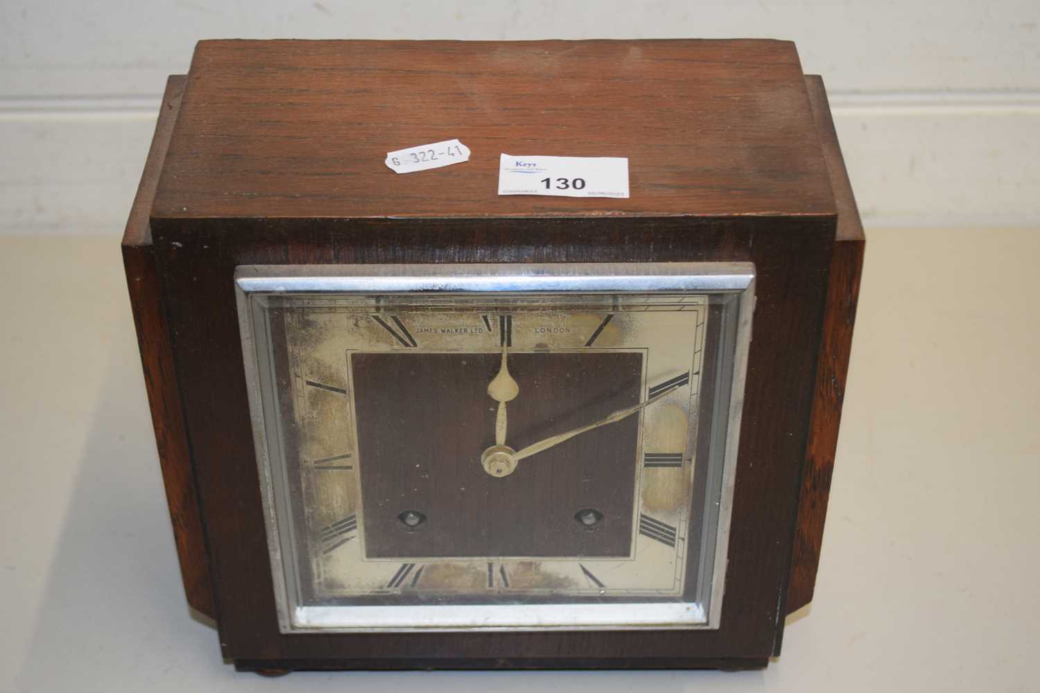 Vintage mantel clock by James Walker of London