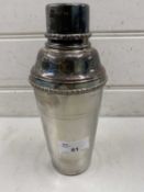 Silver plated cocktail shaker