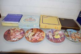 Collection of various boxed and loose collectors plates to include Davenport, Wedgwood and others