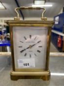 Matthew Norman, London - Modern brass cased carriage clock