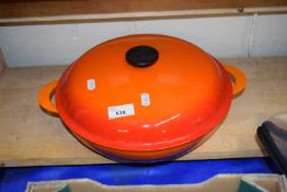 Le Creuset two handled casserole dish