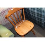 Pine kitchen chair