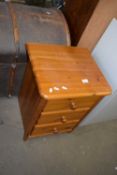 Pine bedside cabinet