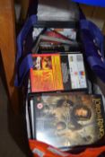 Large box of assorted DVD's