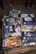 Box of Dr Who VHS cassettes