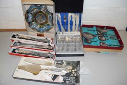 Mixed Lot: Various assorted cased cutlery
