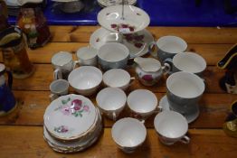A quantity of Royal Vale tea wares and others