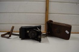 Vintage Kodak Junior camera with case