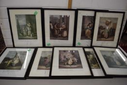 Collection of Cries of London coloured prints