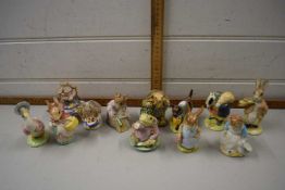 Quantity of Royal Albert Beatrix Potter figures (12)