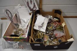 Quantity of assorted costume jewellery to include necklaces, bangles, earrings etc