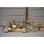 Twelve various Royal Albert Beatrix Potter figures