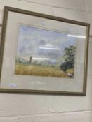 Alec Murray, Hautbois Church, framed and glazed