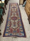 Middle Eastern runner carpet, 91 x 322 cm