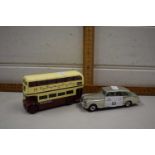 Dinky toys Rolls Royce Phantom together with a further Corgi bus