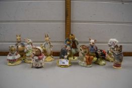 12 various Royal Albert Beatrix Potter ornaments