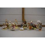 12 various Royal Albert Beatrix Potter ornaments