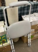 Metal framed folding chair
