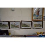 Four Lionel Edwards hunting pictures, reproduction prints, all framed and glazed