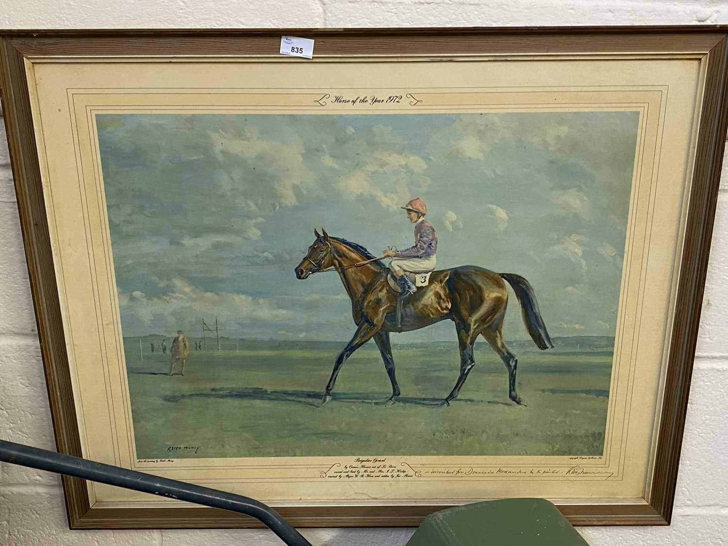 Coloured print, Horse of the Year 1972