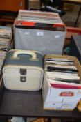 Three boxes of assorted LP's and singles