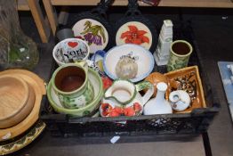 Mixed Lot: Assorted ceramics, mugs, pot trivets etc