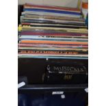 Box of assorted LP's to include Glen Campbell, folk, Country & Western and others