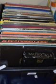 Box of assorted LP's to include Glen Campbell, folk, Country & Western and others
